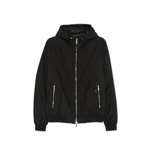 Moorer Black Jackets - Hooded Jackets Men